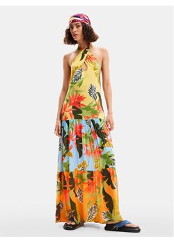 Desigual Sukienka letnia Tropi 24SWMW08 Kolorowy Loose Fit ze sklepu MODIVO w kategorii Sukienki - zdjęcie 181035903