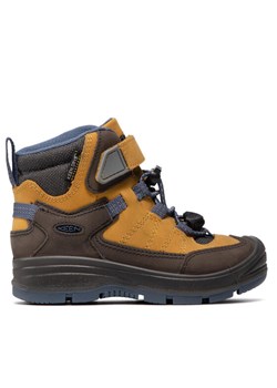 Keen Trapery Redwood Mid Wp 1023882 Brązowy ze sklepu MODIVO w kategorii Buty trekkingowe dziecięce - zdjęcie 181035943