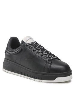 Emporio Armani Sneakersy X4X264 XN001 K001 Czarny ze sklepu MODIVO w kategorii Buty sportowe męskie - zdjęcie 181035992