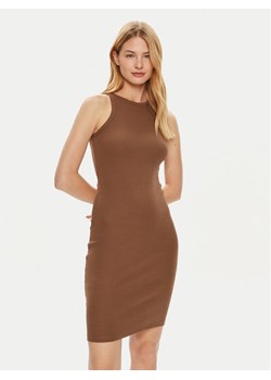 Vero Moda Sukienka codzienna Chloe 10306898 Brązowy Tight Fit ze sklepu MODIVO w kategorii Sukienki - zdjęcie 181036022