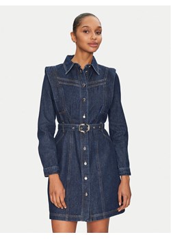 Morgan Sukienka jeansowa 251-RICOLI Granatowy Regular Fit - id: 0000305253408 - marki Morgan - 181036103 Morgan Sukienka jeansowa 251-RICOLI Granatowy Regular Fit ze sklepu MODIVO w kategorii Sukienki - zdjęcie 181036103