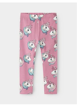 NAME IT Legginsy 13233941 Różowy Regular Fit ze sklepu MODIVO w kategorii Spodnie dziewczęce - zdjęcie 181036384