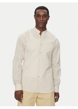 KARL LAGERFELD Koszula 605035 552627 Beżowy Regular Fit ze sklepu MODIVO w kategorii Koszule męskie - zdjęcie 181036410