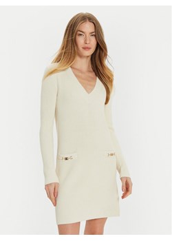 Gaudi Sukienka dzianinowa 421FD13014 Beżowy Slim Fit ze sklepu MODIVO w kategorii Sukienki - zdjęcie 181036430