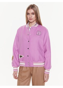 Boss Kurtka bomber 50483272 Różowy Relaxed Fit ze sklepu MODIVO w kategorii Kurtki damskie - zdjęcie 181036450