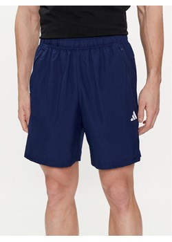 adidas Szorty sportowe Train Essentials IC6977 Niebieski Regular Fit ze sklepu MODIVO w kategorii Spodenki męskie - zdjęcie 181036470