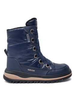 Geox Kozaki J Adelhide Girl B Ab J16EWA 0LVBC C4002 M Granatowy ze sklepu MODIVO w kategorii Buty zimowe dziecięce - zdjęcie 181036500