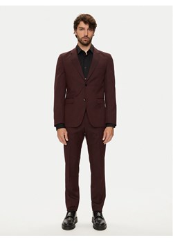 Boss Garnitur H-Houston 50518120 Bordowy Slim Fit ze sklepu MODIVO w kategorii Garnitury męskie - zdjęcie 181036512