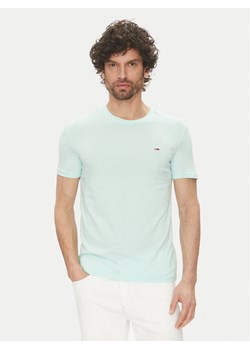 Tommy Jeans T-Shirt DM0DM20363 Zielony Slim Fit ze sklepu MODIVO w kategorii T-shirty męskie - zdjęcie 181036631