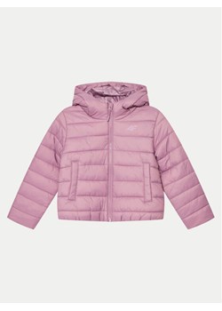 4F Kurtka zimowa 4FJWAW24TDJAF449 Różowy Regular Fit ze sklepu MODIVO w kategorii Kurtki dziewczęce - zdjęcie 181036740