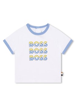 Boss T-Shirt J05A07 S Biały Regular Fit ze sklepu MODIVO w kategorii T-shirty chłopięce - zdjęcie 181036844