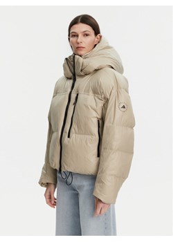 adidas by Stella McCartney Kurtka zimowa Stella McCartney Winter JI5198 Beżowy Loose Fit ze sklepu MODIVO w kategorii Kurtki damskie - zdjęcie 181036930