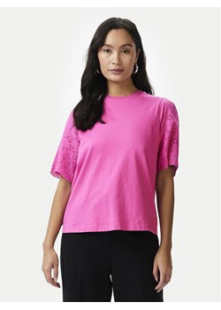YAS T-Shirt Lex 26033890 Różowy Regular Fit ze sklepu MODIVO w kategorii Bluzki damskie - zdjęcie 181036934