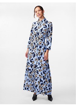YAS Sukienka koszulowa Savanna 26022663 Niebieski Loose Fit ze sklepu MODIVO w kategorii Sukienki - zdjęcie 181037032