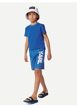 Karl Lagerfeld Kids T-Shirt Z30036 S Niebieski Regular Fit ze sklepu MODIVO w kategorii T-shirty chłopięce - zdjęcie 181037053