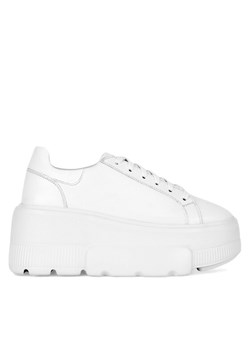 Badura Sneakersy CASI-01W1 Biały ze sklepu MODIVO w kategorii Buty sportowe damskie - zdjęcie 181037173