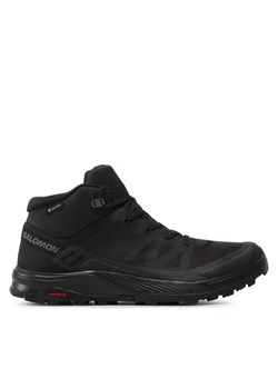 Salomon Trekkingi Outrise Mid Gtx L47143500 Czarny ze sklepu MODIVO w kategorii Buty trekkingowe męskie - zdjęcie 181037252
