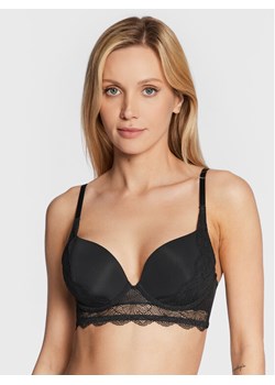 Wonderbra Biustonosz z fiszbiną WB000B2P Czarny ze sklepu MODIVO w kategorii Biustonosze - zdjęcie 181037274