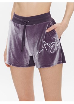 EA7 Emporio Armani Szorty sportowe 3RTS65 TJDWZ 1319 Fioletowy Regular Fit ze sklepu MODIVO w kategorii Szorty - zdjęcie 181037300