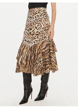Guess Spódnica midi Chantal W4BD83 WGLA2 Brązowy Regular Fit - id: 0000304251184 - marki Guess - 181037333 Guess Spódnica midi Chantal W4BD83 WGLA2 Brązowy Regular Fit ze sklepu MODIVO w kategorii Spódnice - zdjęcie 181037333