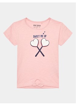 Blue Seven T-Shirt 702267 X Różowy Regular Fit ze sklepu MODIVO w kategorii Bluzki dziewczęce - zdjęcie 181037363