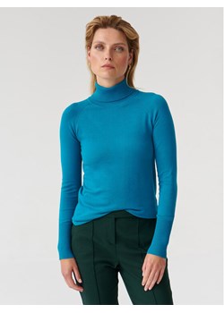Tatuum Golf Nekoki T2318.090 Turkusowy Slim Fit ze sklepu MODIVO w kategorii Swetry damskie - zdjęcie 181037463