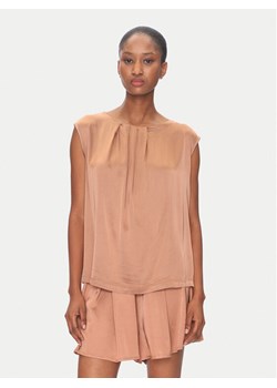 ViCOLO Bluzka TD0763 Brązowy Regular Fit ze sklepu MODIVO w kategorii Bluzki damskie - zdjęcie 181037481