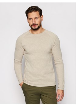 Jack&Jones Sweter Hill 12157321 Beżowy Regular Fit ze sklepu MODIVO w kategorii Swetry męskie - zdjęcie 181037494
