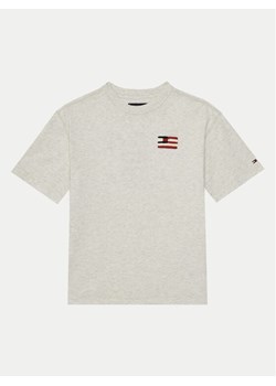Tommy Hilfiger T-Shirt KB0KB09531 D Szary Regular Fit ze sklepu MODIVO w kategorii T-shirty chłopięce - zdjęcie 181037553