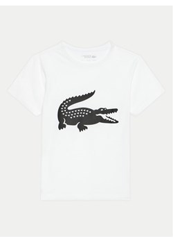 Lacoste T-Shirt TJ2910 Biały Regular Fit ze sklepu MODIVO w kategorii T-shirty chłopięce - zdjęcie 181037571