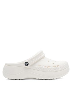 Crocs Klapki BAYA PLATFORM CLOG 208186-100 Écru ze sklepu MODIVO w kategorii Klapki damskie - zdjęcie 181037730