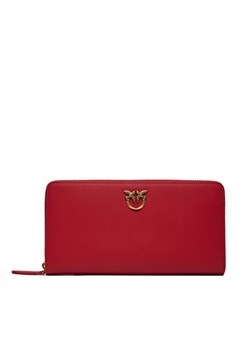 Pinko Duży Portfel Damski Ryder Zip Around PE 24 PCPL 100250 A0F1 Czerwony ze sklepu MODIVO w kategorii Portfele damskie - zdjęcie 181037844