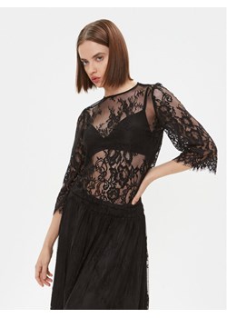 Maryley Bluzka 23IB731/82NE Czarny Regular Fit ze sklepu MODIVO w kategorii Bluzki damskie - zdjęcie 181037972