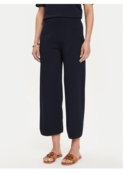 Max Mara Leisure Spodnie materiałowe Grembo 24263360 Granatowy Relaxed Fit ze sklepu MODIVO w kategorii Spodnie damskie - zdjęcie 181038141