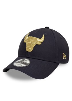 New Era Czapka z daszkiem Chicago Bulls Metallic 9FORTY 60595196 Granatowy ze sklepu MODIVO w kategorii Czapki z daszkiem męskie - zdjęcie 181038153