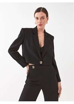 Pinko Marynarka Spencer 101692 A14I Czarny Regular Fit ze sklepu MODIVO w kategorii Marynarki damskie - zdjęcie 181038201