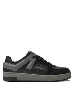 Calvin Klein Jeans Sneakersy Basket Cup Low Laceup Lth Ml Mtr YM0YM00994 Czarny ze sklepu MODIVO w kategorii Buty sportowe męskie - zdjęcie 181038222