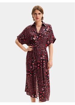 Desigual Sukienka koszulowa Candela 24SWVW41 Czarny Loose Fit ze sklepu MODIVO w kategorii Sukienki - zdjęcie 181038240