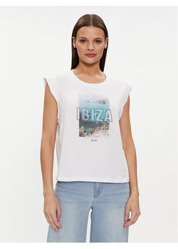 Liu Jo T-Shirt MA4332 J5003 Biały Regular Fit ze sklepu MODIVO w kategorii Bluzki damskie - zdjęcie 181038333