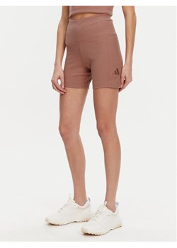 adidas Kolarki ALL SZN Rib JJ1232 Różowy Slim Fit ze sklepu MODIVO w kategorii Szorty - zdjęcie 181038382