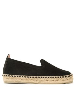 Manebi Espadryle Suede Flat Espadrilles Czarny ze sklepu MODIVO w kategorii Espadryle damskie - zdjęcie 181038581