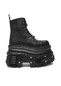 NEW ROCK Glany M-MILI083CCT-C4 Czarny ze sklepu MODIVO w kategorii Workery damskie - zdjęcie 181038611