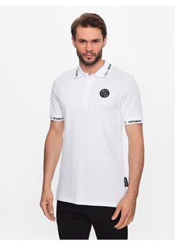 Plein Sport Polo Tiger SACC MTK6047 STE003N Biały Regular Fit ze sklepu MODIVO w kategorii T-shirty męskie - zdjęcie 181038631