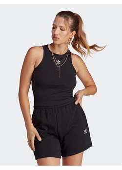 adidas Top adicolor Essentials IB9110 Czarny Slim Fit ze sklepu MODIVO w kategorii Bluzki damskie - zdjęcie 181038781