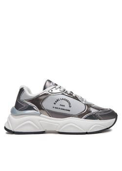KARL LAGERFELD Sneakersy Komet KL65638M Srebrny ze sklepu MODIVO w kategorii Buty sportowe damskie - zdjęcie 181038792