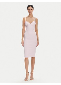Elisabetta Franchi Sukienka koktajlowa AB-702-51E2 Fioletowy Regular Fit - id: 0000305003997 - marki Elisabetta Franchi - 181038992 Elisabetta Franchi Sukienka koktajlowa AB-702-51E2 Fioletowy Regular Fit ze sklepu MODIVO w kategorii Sukienki - zdjęcie 181038992