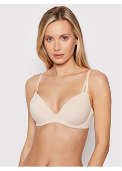 Calvin Klein Underwear Biustonosz push-up 000QF6016E Écru ze sklepu MODIVO w kategorii Biustonosze - zdjęcie 181039043