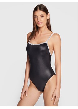 Calvin Klein Swimwear Strój kąpielowy KW0KW01958 Czarny ze sklepu MODIVO w kategorii Stroje kąpielowe - zdjęcie 181039052