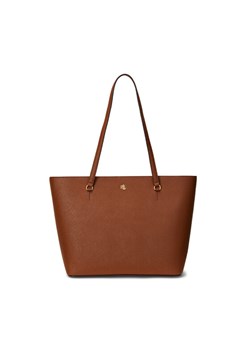 Lauren Ralph Lauren Torebka 431924351002 Brązowy ze sklepu MODIVO w kategorii Torby Shopper bag - zdjęcie 181039082
