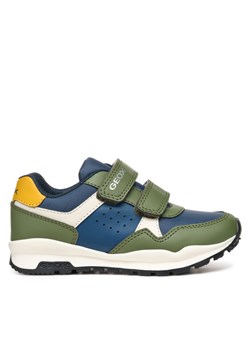 Geox Sneakersy Pavel J4515A 054FU CA34B D Zielony ze sklepu MODIVO w kategorii Buty sportowe dziecięce - zdjęcie 181039132